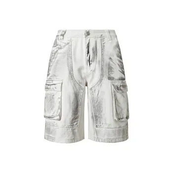 T-IRA Cargo Shorts Unisex White