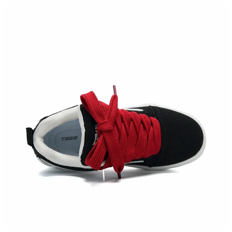 T628 Slip Resistant, Abrasion Resistant, Lightweight, Breathable Low Top Skateboard Shoes Unisex-55