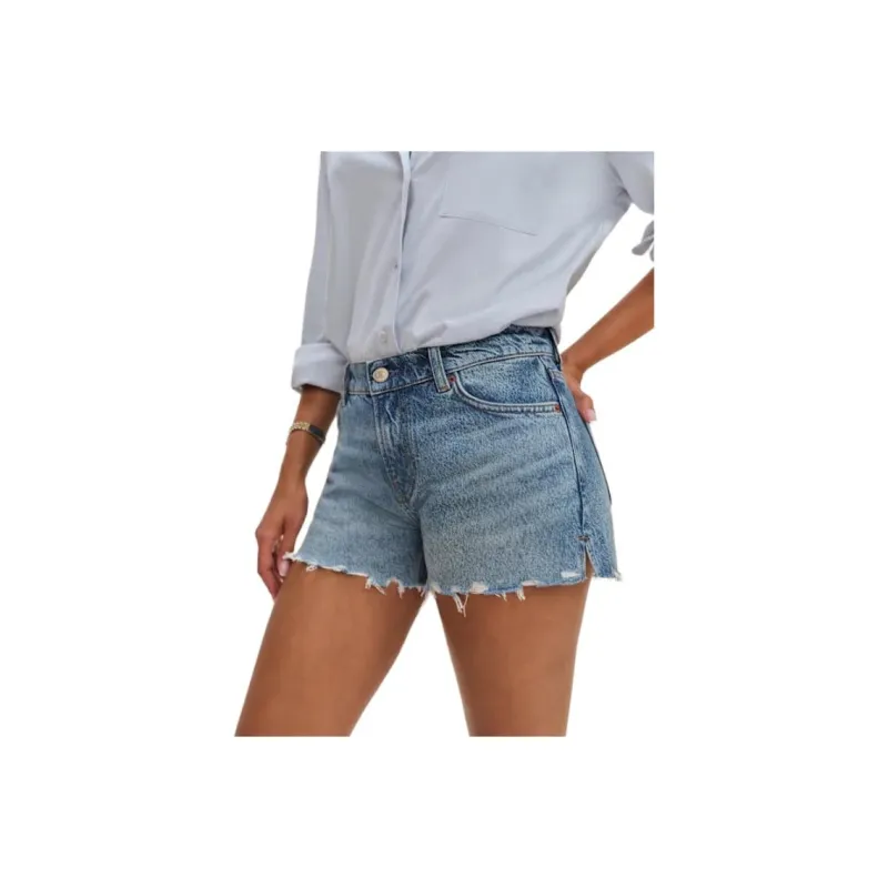 REFORMATION Sutton Low Rise 2.5' Slouchy Jean Shorts Denim Shorts Women's-0