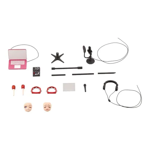 SHOUWU Sousai Shojo Teien, After School Club, Lizuka Karaoke Recording Clothing Sets 1/10 Model Accessories
