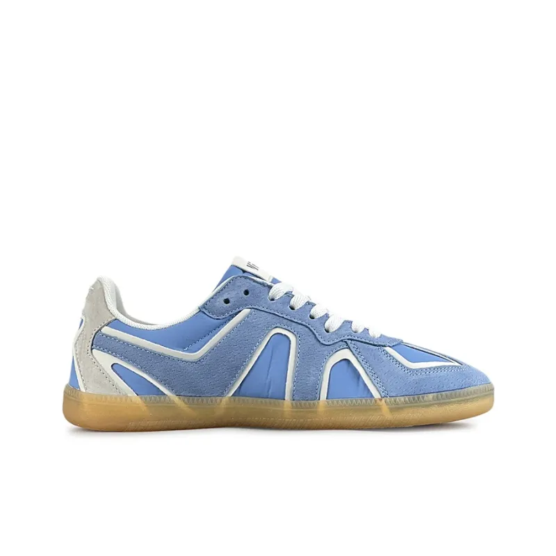 VFDF Breathable And Slip Resistant Low Top Skateboard Shoes Unisex Haze Blue-1