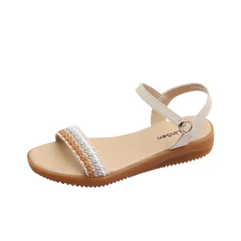 Mulinsen One Strap Sandals Women's Beige