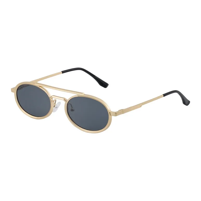 NOME Plastic Metal Oval Sunglasses Unisex-10