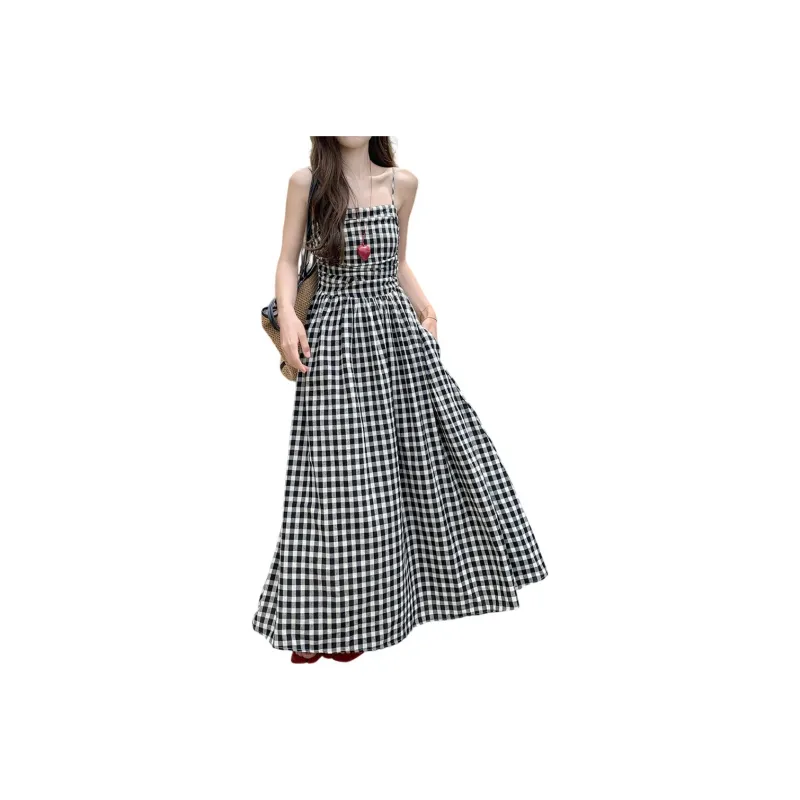 FLIM Slip Dresses Women's Black-0