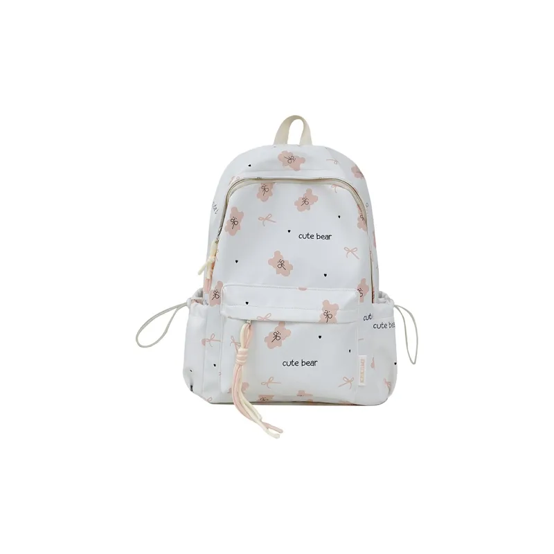 Kewuku Nylon Backpack Unisex Multicolor-18