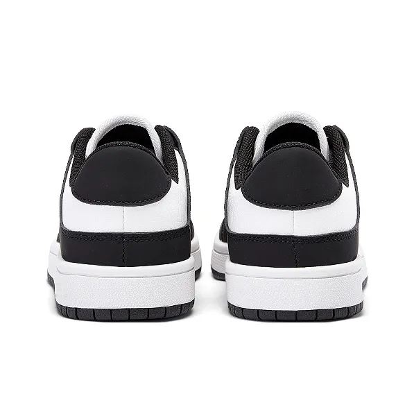 DAPHNE Lightweight Low Top Skateboard Shoes Women's Black White-6