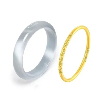 Yuxin Glass Cat Eye Bangles Unisex