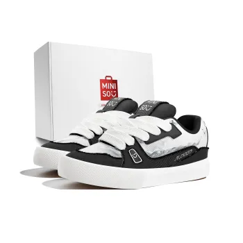 MINISO Skateboard Shoes Ink Black