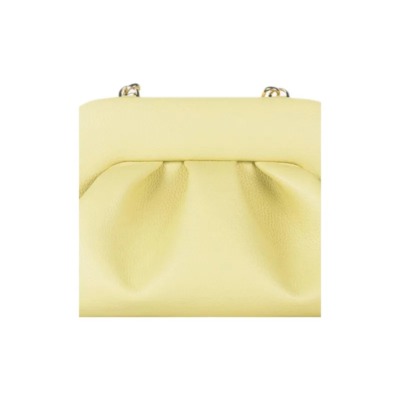 THEMOIRE Polystyrene Clutch Women's Yellow-3