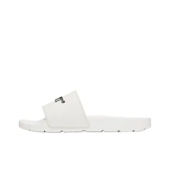 OFF WHITE Slide Slippers Men's White