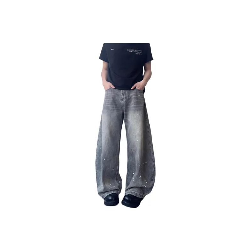 DUATOGE Jeans Men Smoke Gray -0