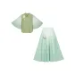 Green Top+Green Skirt