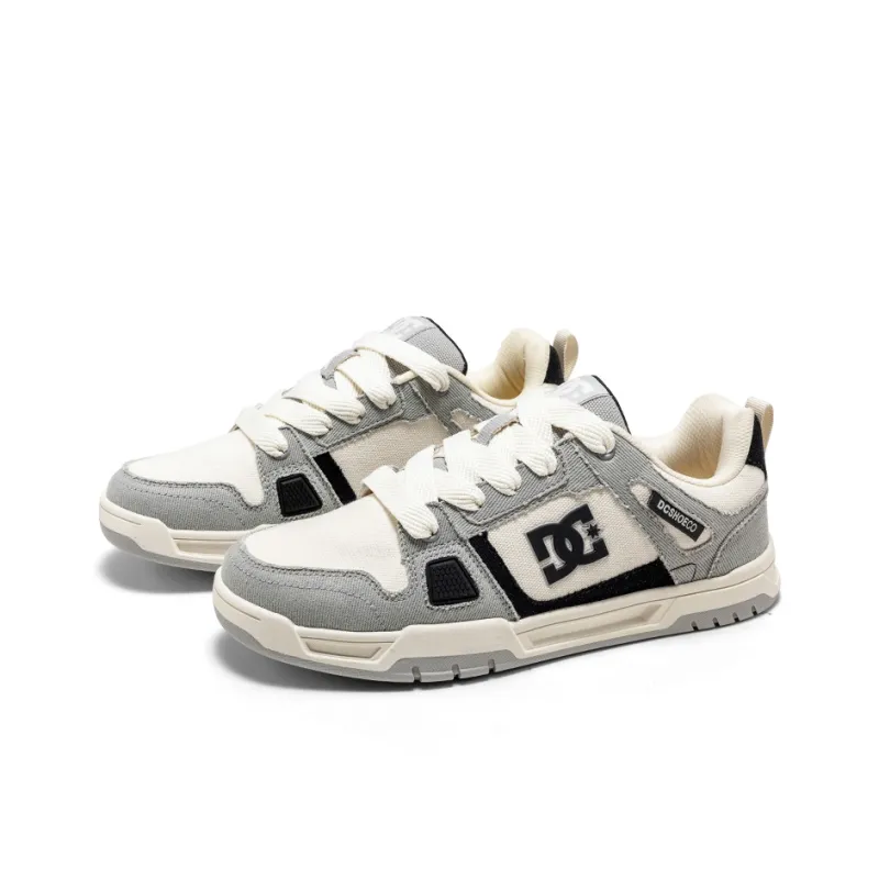 DC Shoes STAG CAS Abrasion Resistant Height Increasing Low Top Skateboard Shoes Men's Moon Shadow Glacier-1