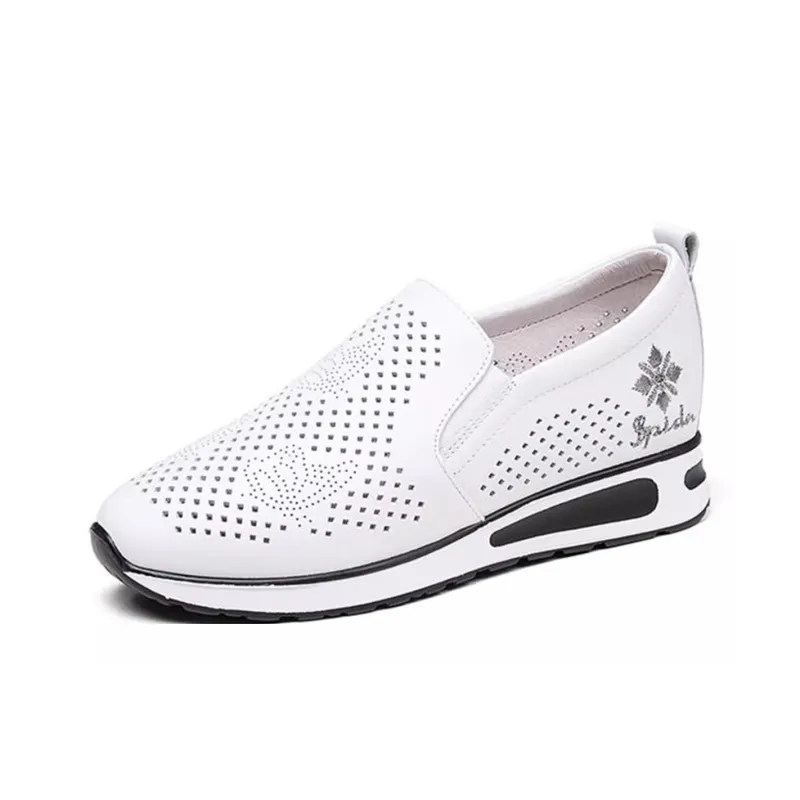 Spider King Casual Single Shoes Women's White-1