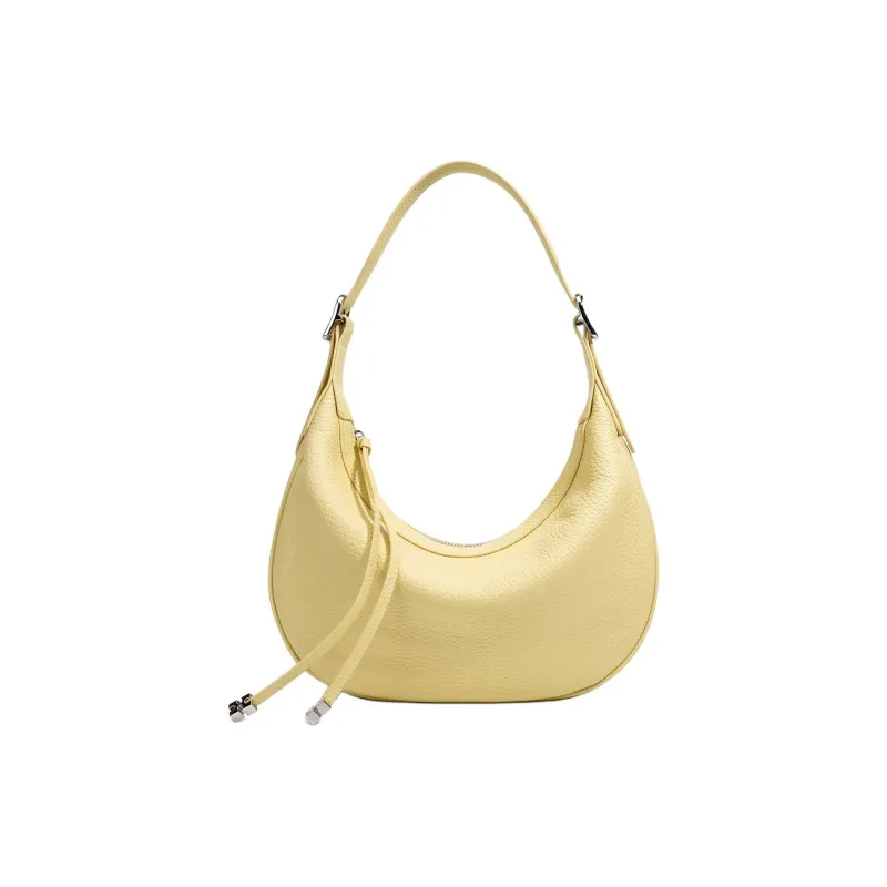 VANDEE Cow Leather Crescent Bag Handbag, Shoulder Bag Women's Multicolor-0