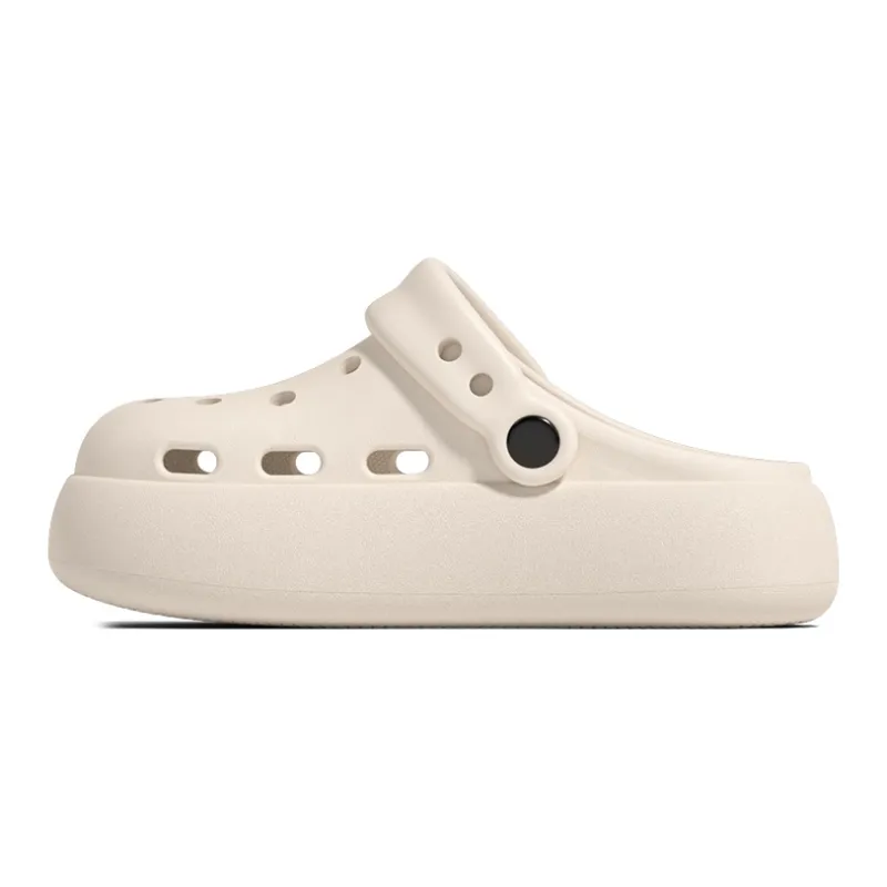 LATE TIME Women's Summer Eva Platform Height Increasing Closed Toe Slippers-6