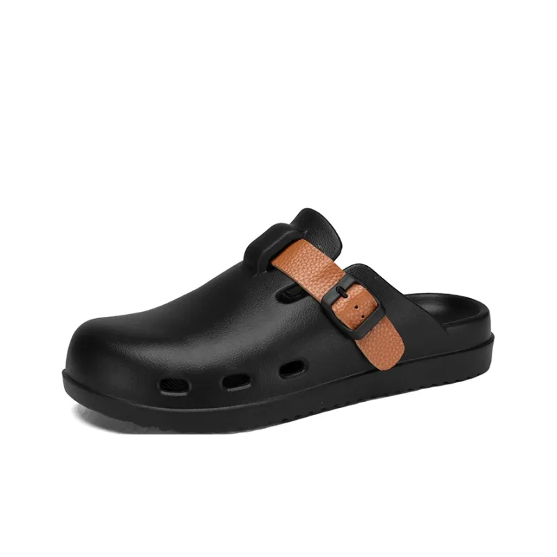 Colorful Creations EVA Quiet Odor Resistant Abrasion Resistant Slip Resistant Closed Toe Slippers Men's-8