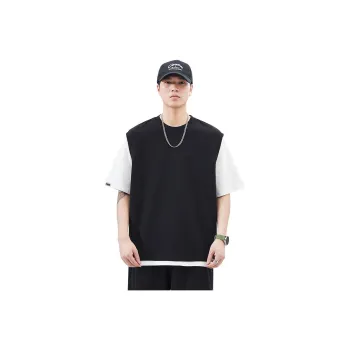 FAIRWHALE T Shirts Unisex Black/White