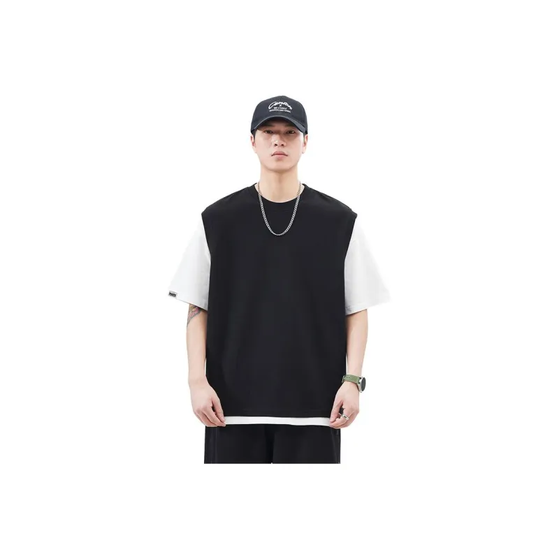 FAIRWHALE T Shirts Unisex Black/White-0