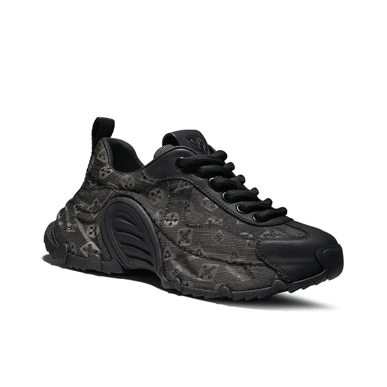SALAXI Cushioning Abrasion Resistant Lightweight Height Increasing Mat Low Top Chunky Sneakers Unisex-2