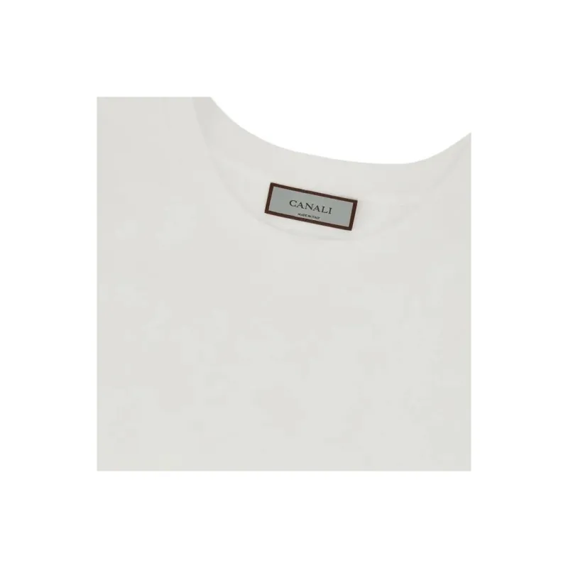 Canali T Shirts Men White-4