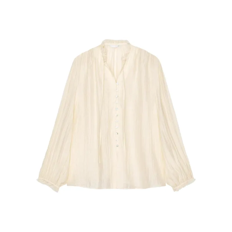 ZARA ZW Series Shirts Women's White-0