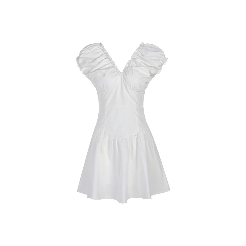 GUOZHEN Short Sleeved Dress Women's-10