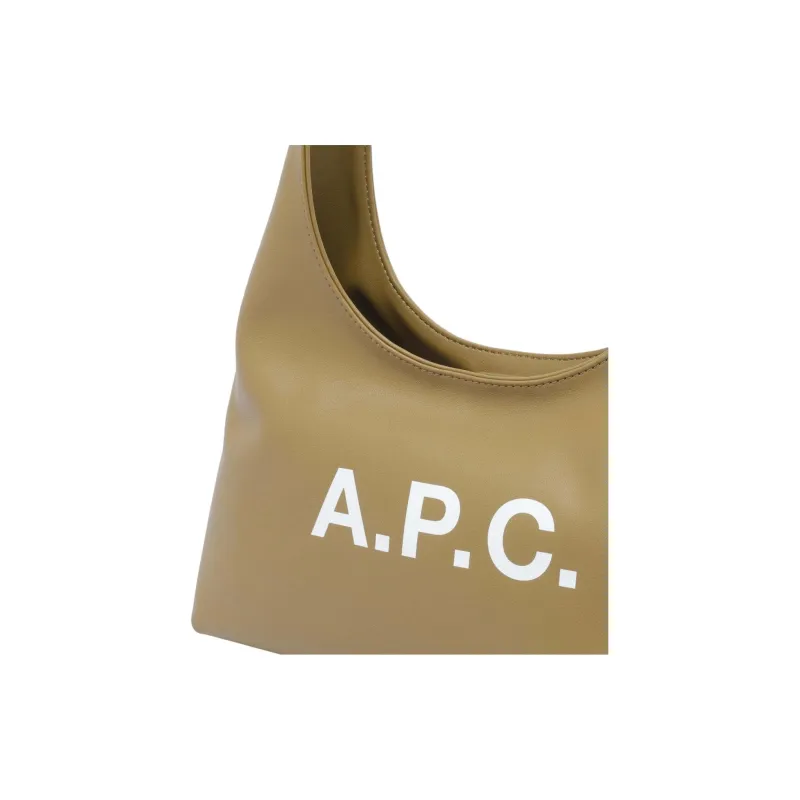 A.P.C Ninon Polyurethane Shoulder Bag Women's Pistachios Green-3