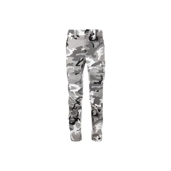 Balenciaga Casual Pants Unisex Gray Camouflage