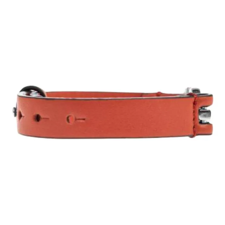 FERRAGAMO Calfskin, Brass Wristbands Men's Brown-2