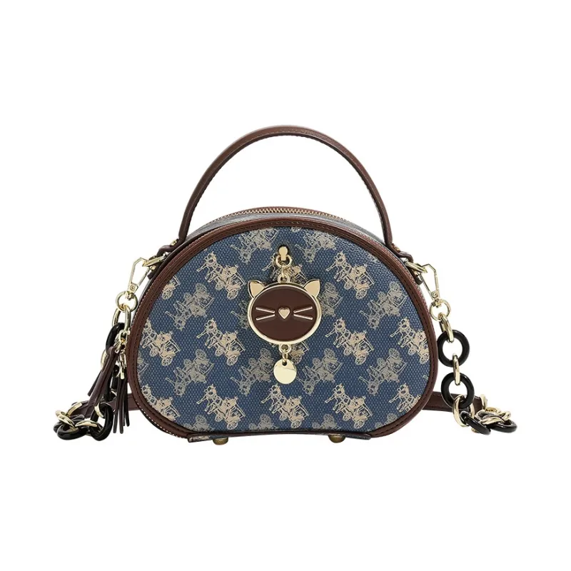 Bullrun Microfiber Synthetic Leather Shoulder Bag, Crossbody Bag, Handbag Women's Blue-1