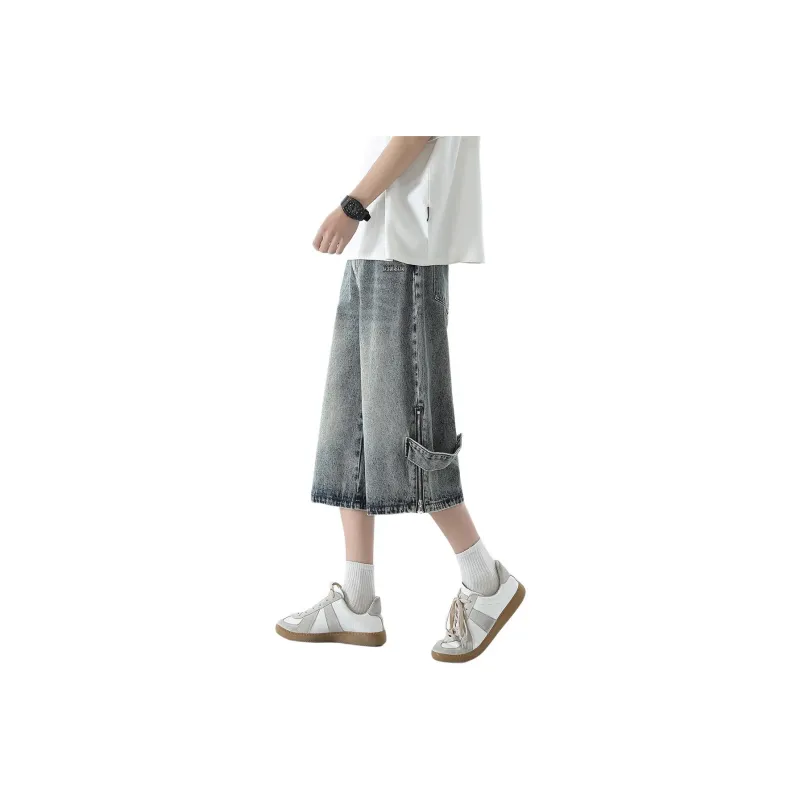 Double Dealer Denim Shorts Unisex-11