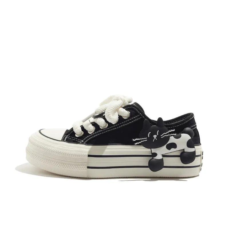 MEAKKEA Breathable Coverage Balance Low Top Canvas Shoes Women's-4