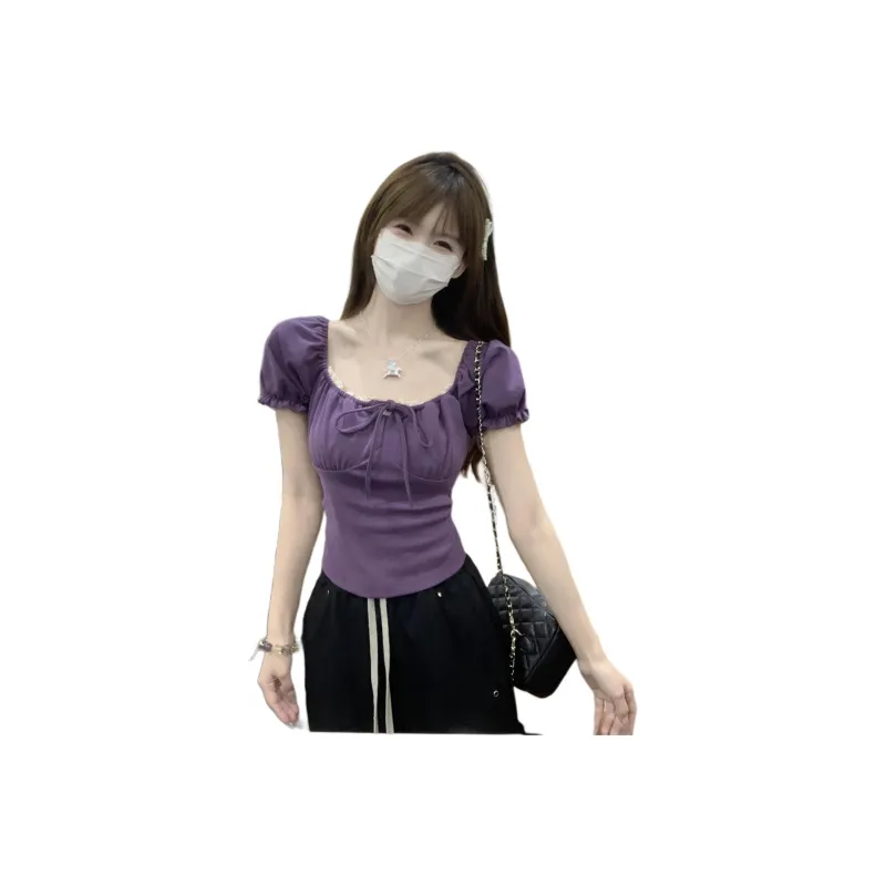 The Temptation Of The Muse Puff Sleeve T Shirt Women's-1