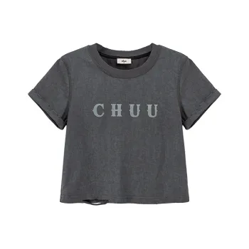 CHUU T Shirts Women's Carbon Gray
