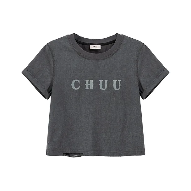 CHUU T Shirts Women's Carbon Gray-0