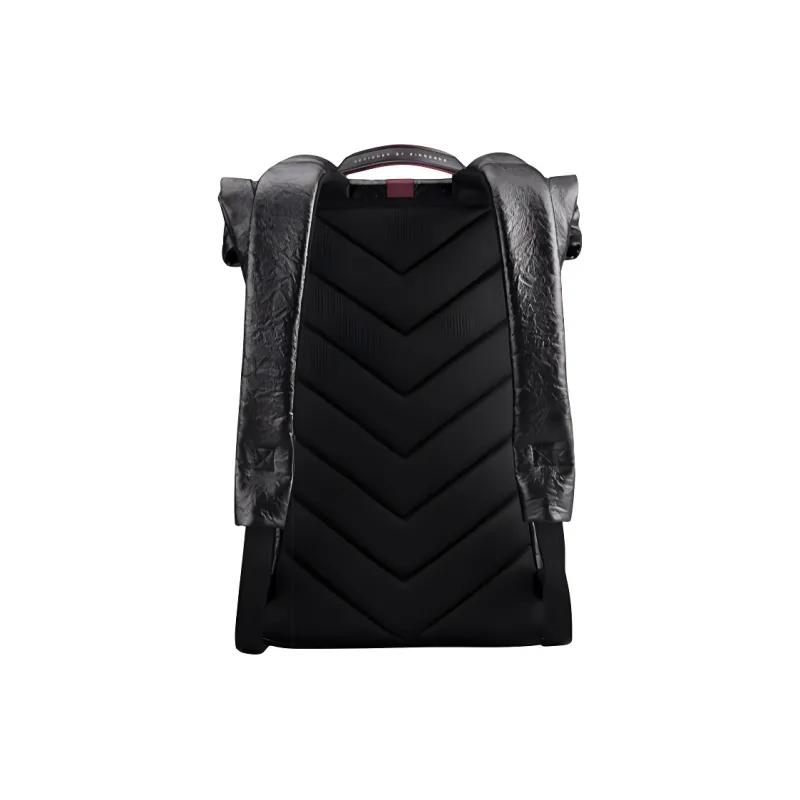 KINGSONS Polyester Backpack Regular Unisex Black-2
