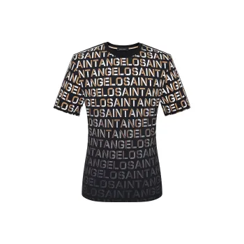 SAINT ANGELO T Shirts Unisex Obsidian Black