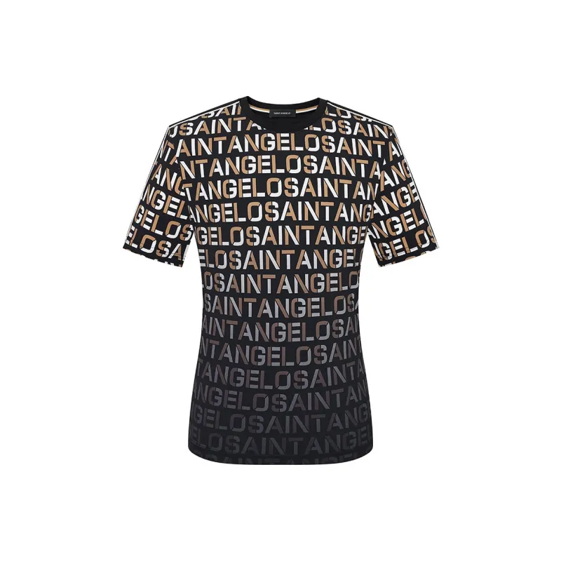 SAINT ANGELO T Shirts Unisex Obsidian Black-0