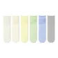 6 Pack (White+Beige+Custard+Light Green+Sky Blue+Silver Gray)