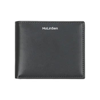 Mulinsen Cow Leather Wallet Men's Black/Brown/Coffee