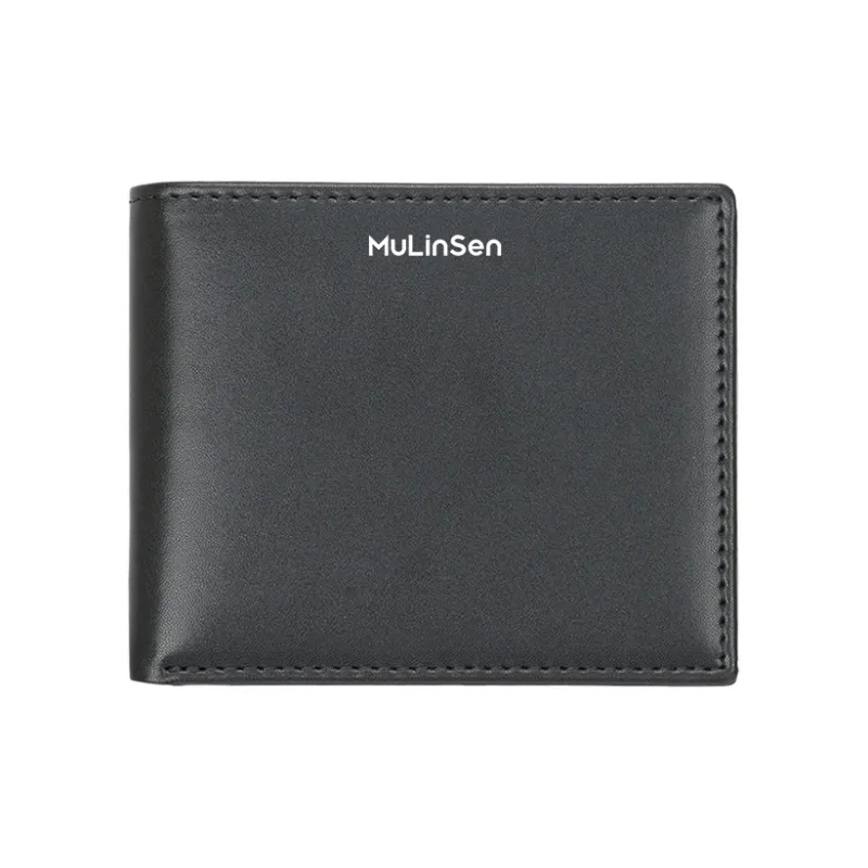 Mulinsen Cow Leather Wallet Men's Black/Brown/Coffee-0