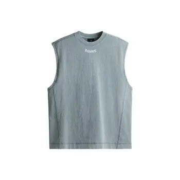 H&M Tank Tops Men Turquoise