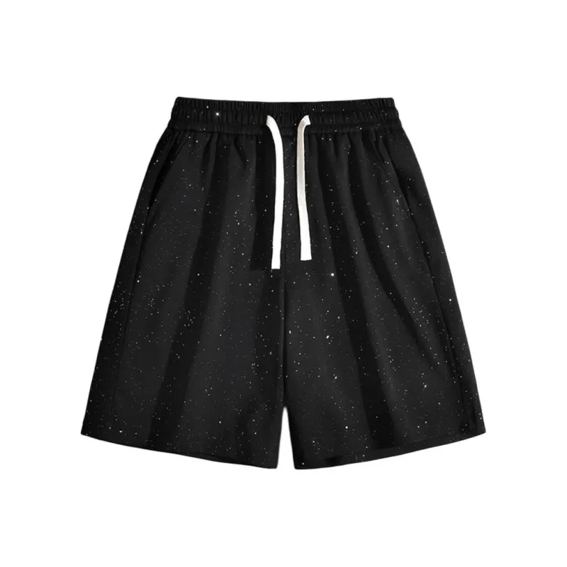 PISYPOX Casual Shorts Unisex Black-2