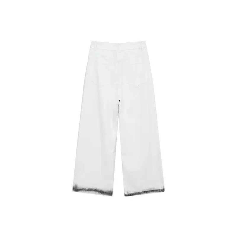 Columtomy Jeans Unisex White-1