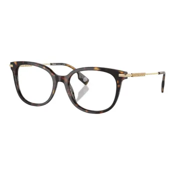 Burberry Plate Frame Oval Eyeglass Frames Women's