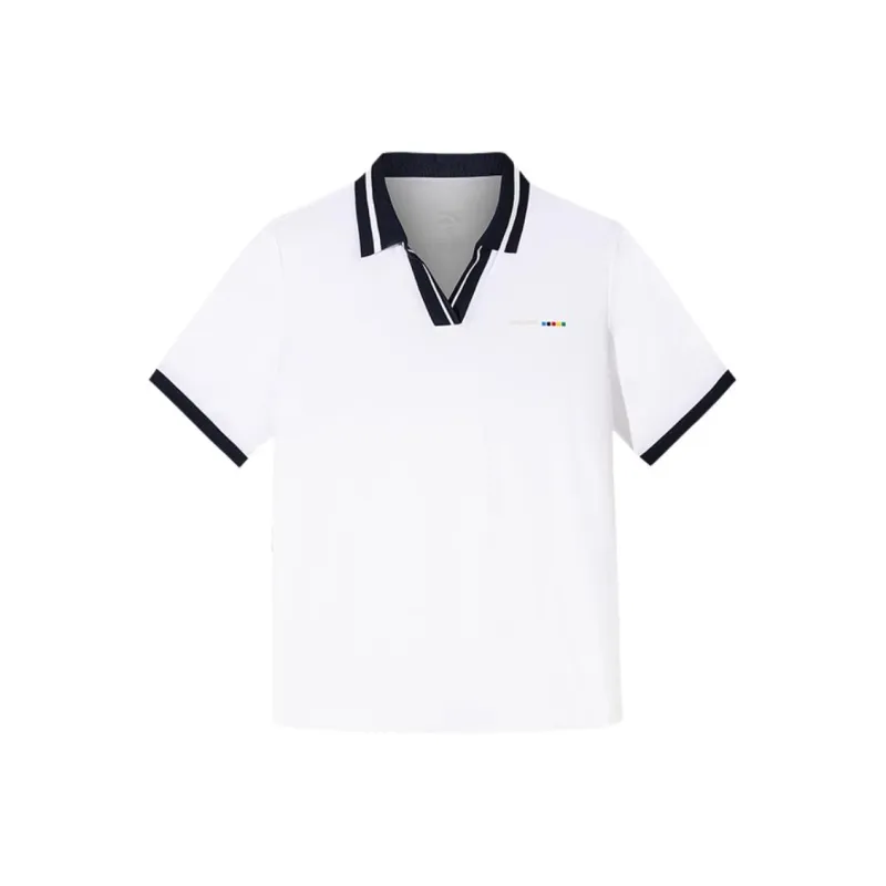 Anta Life Collection Polo Shirt Women's Snowflake White-0