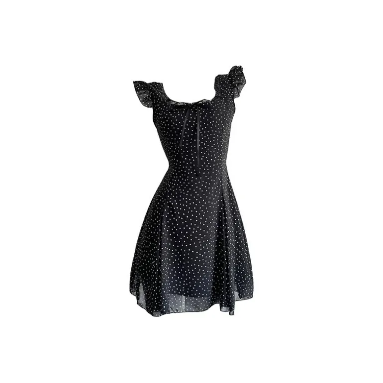 Mu Xiao Xin Short Sleeved Dress Women's-0