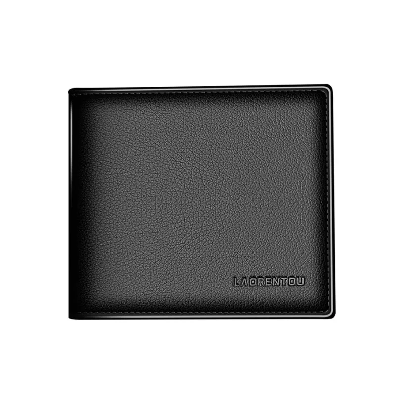 Old Man's Head Top Grain Cow Leather Wallet Regular Men's Multicolor-4
