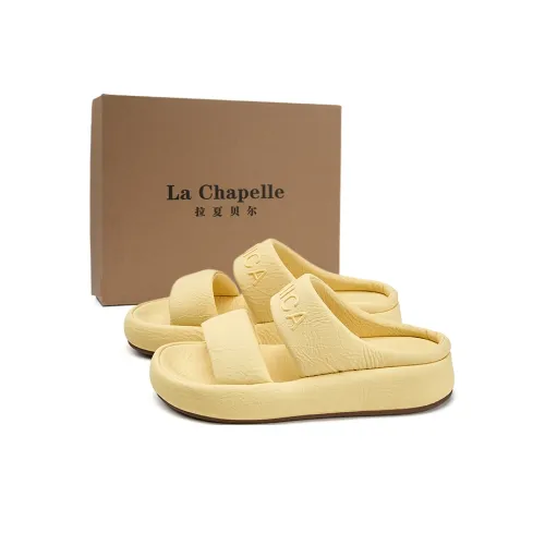 La Chapelle Quick Dry Slip Resistant Slide Slippers Women's Yellow